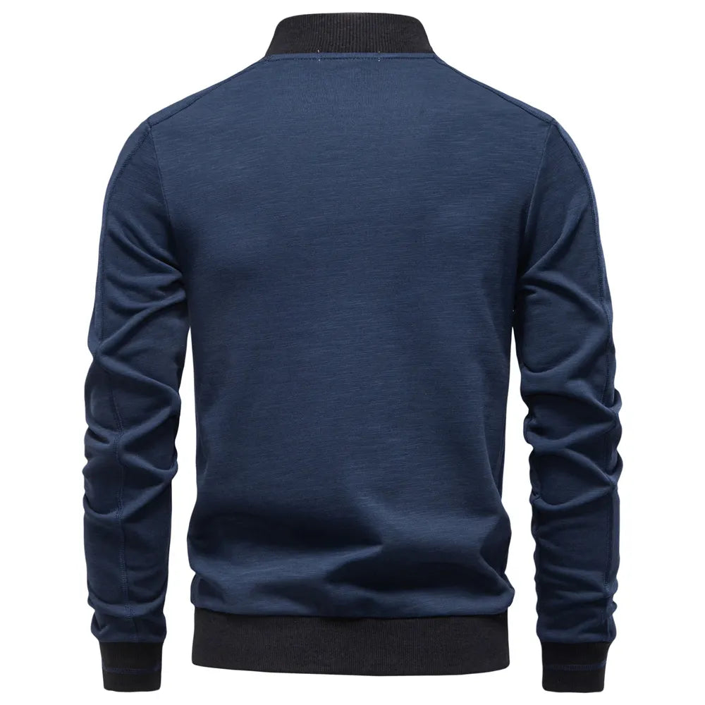 Men's Casual Cotton Baseball Jacket