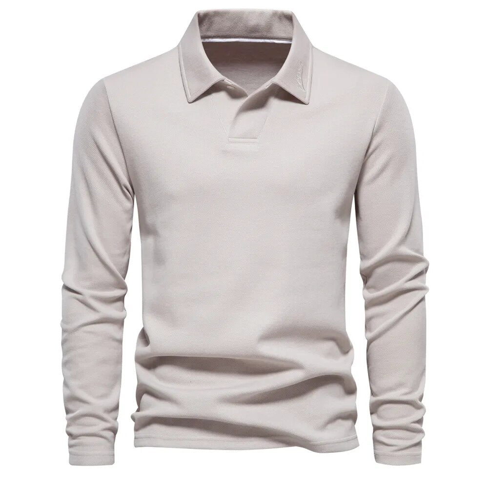 Men's Embroidered Luxury Golf Shirt