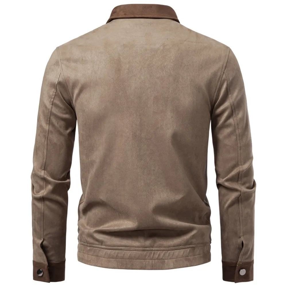 Men's Retro Suede Business Jacket