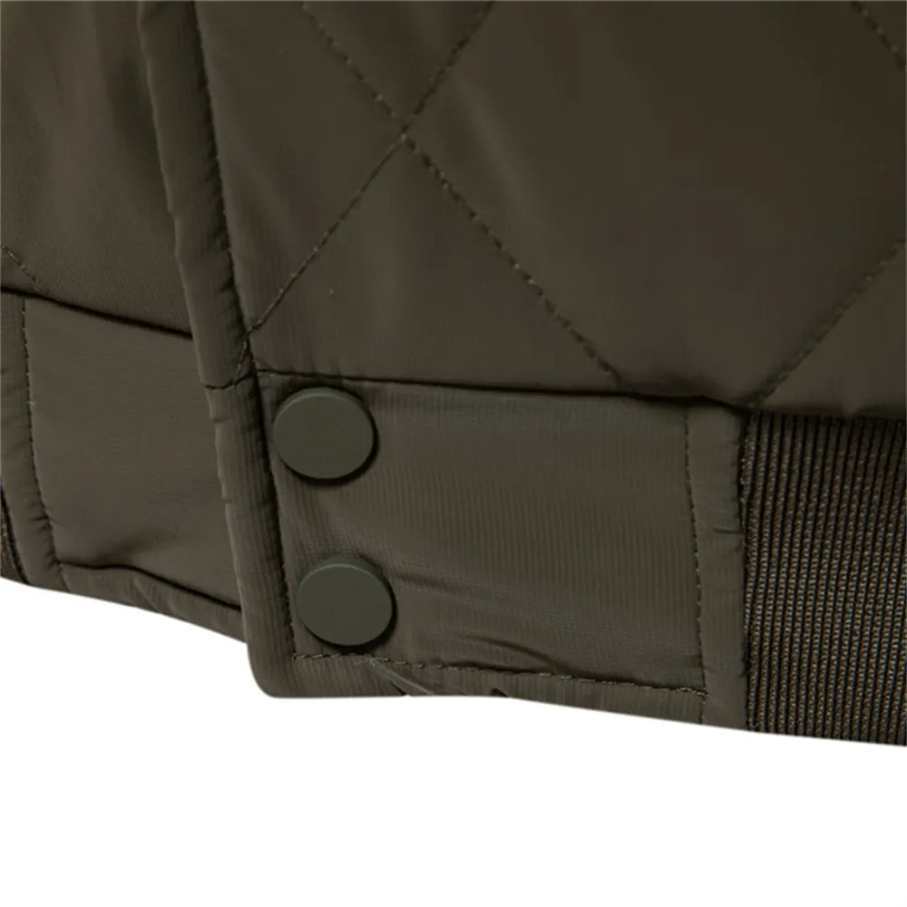 Men's Fleece & Cotton Padded Casual Jacket