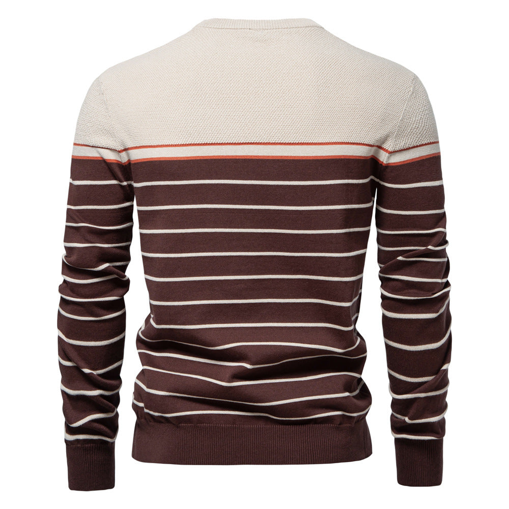 High Quality Striped Knitted Sweater