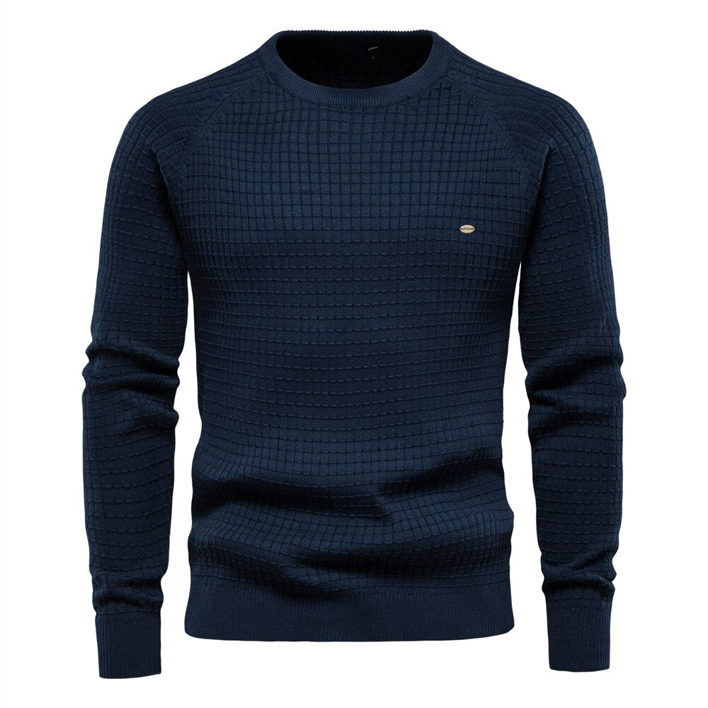 Men's 100% Cotton Pullover Sweater