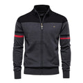 Men's 100% Cotton Zipper Cardigan Sweater