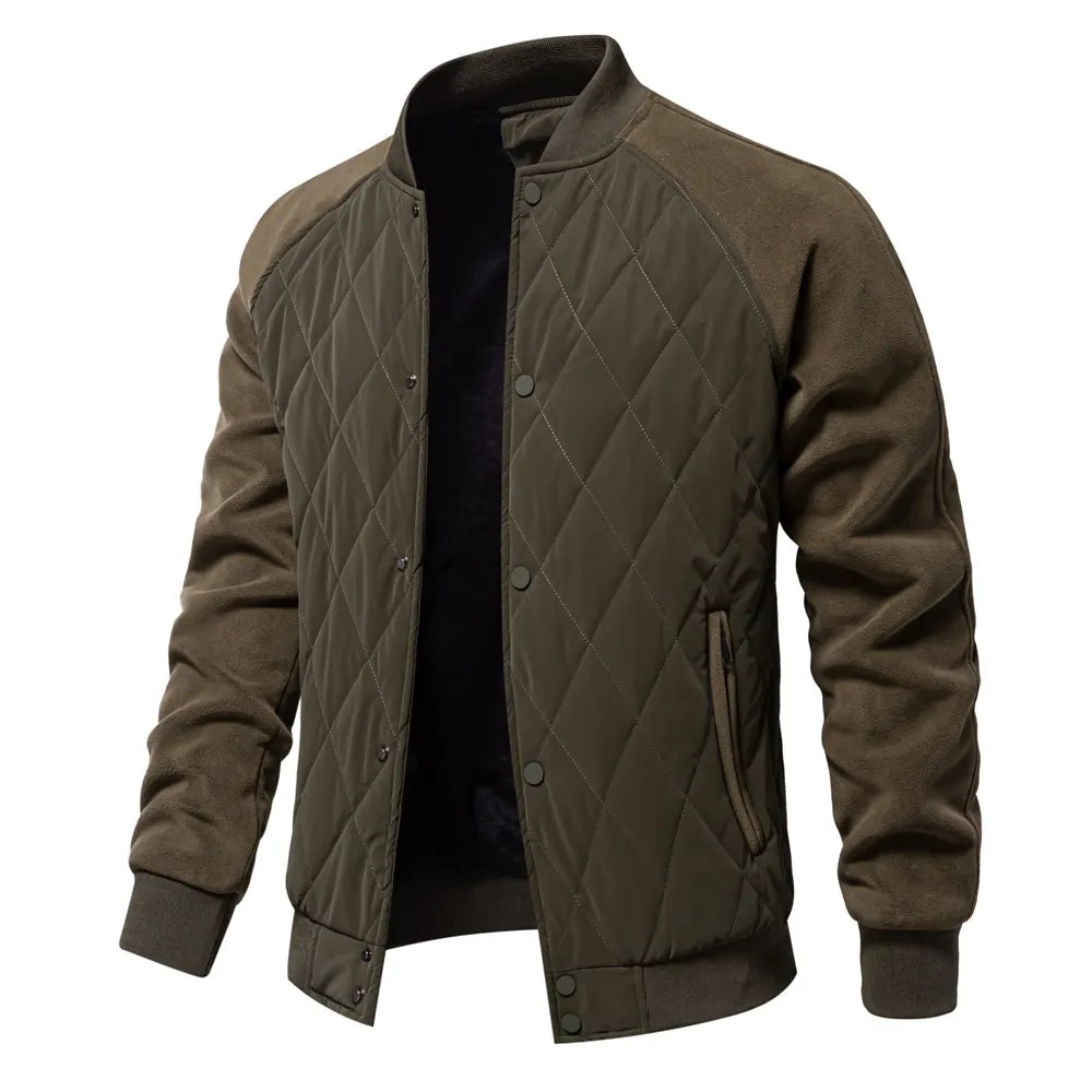 Men's Fleece & Cotton Padded Casual Jacket