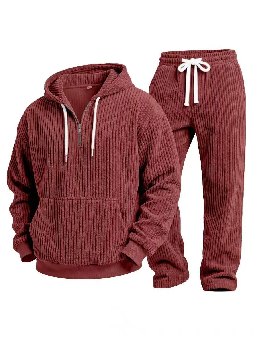 Men's Casual Corduroy 2‐Piece Matching Set