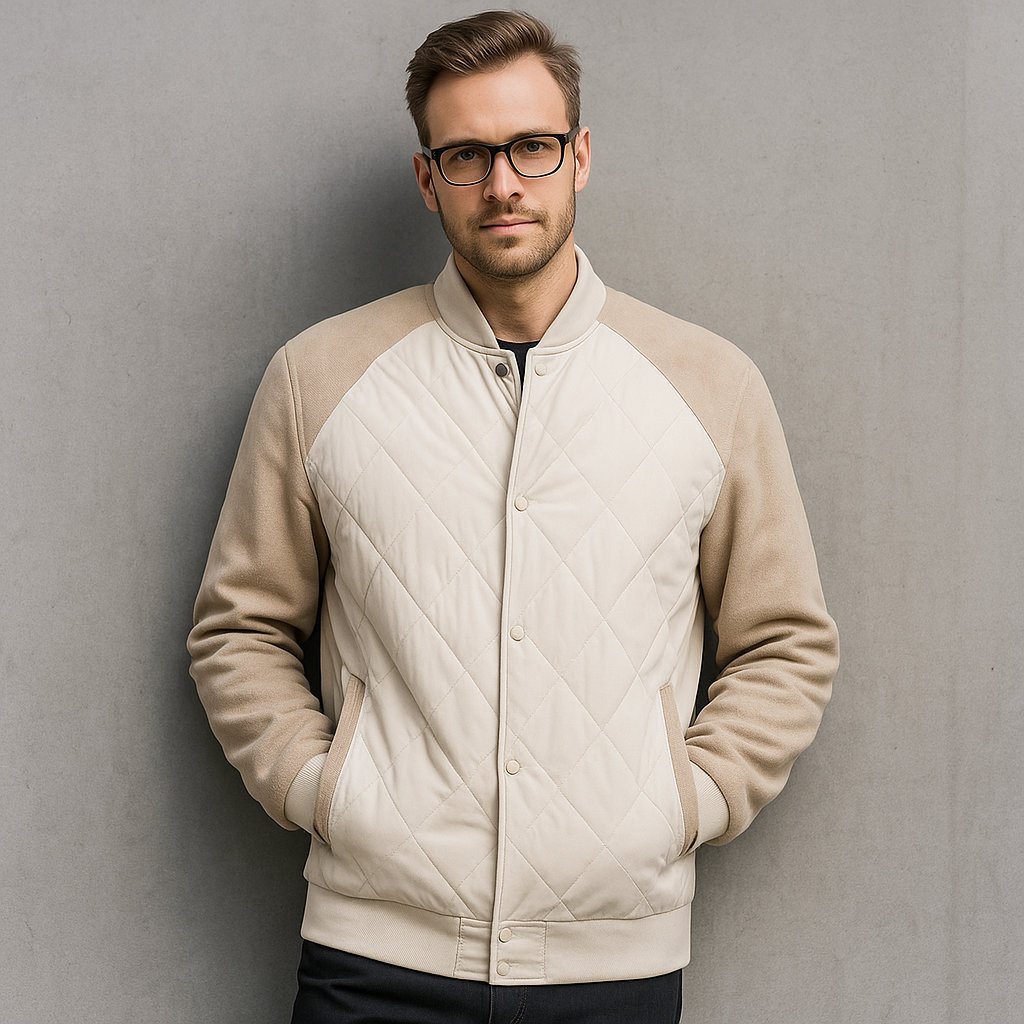 Men's Fleece & Cotton Padded Casual Jacket