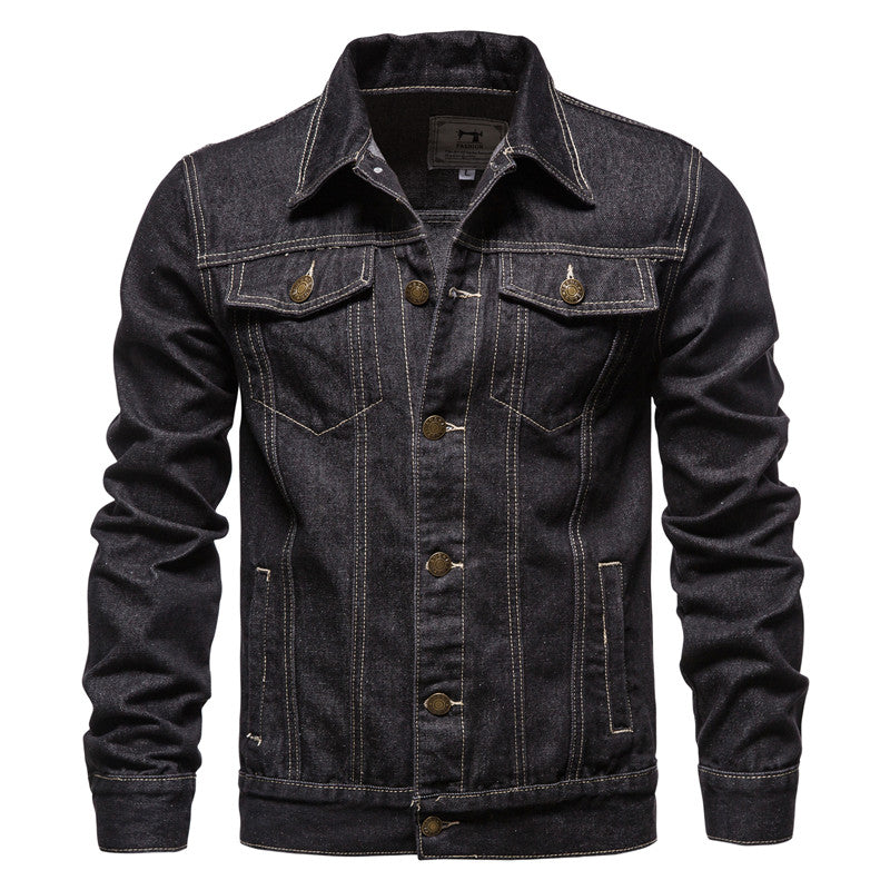 Men's Cotton Slim Fit Denim Jacket