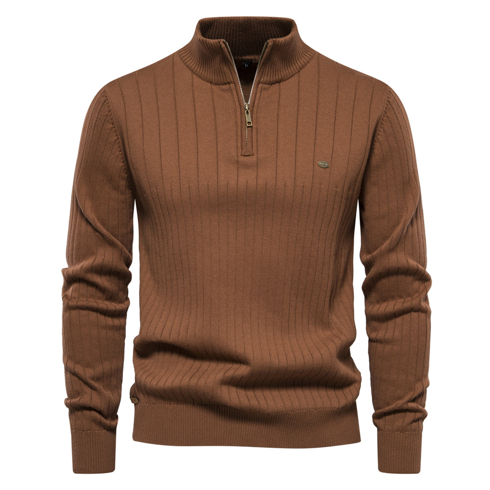 Men's High-quality Warm Cotton Knit Sweater