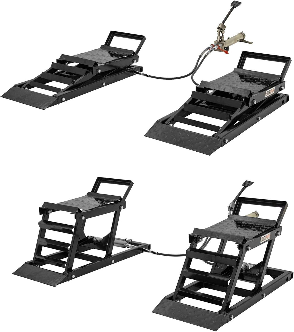 Capacity Hydraulic Underbody Access Car Lift with Ramp（🛒Special Sale—Free Shipping）