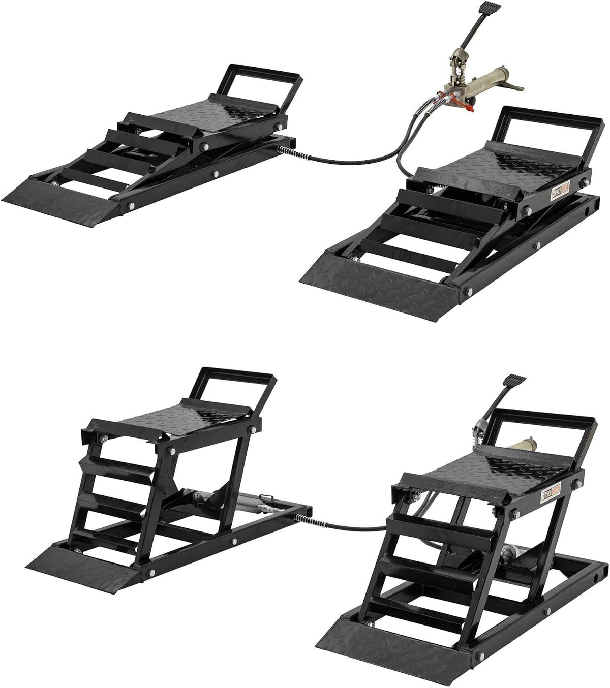 Capacity Hydraulic Underbody Access Car Lift with Ramp（🛒Special Sale—Free Shipping）