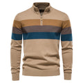 Men's Cotton Striped Pullover Sweater
