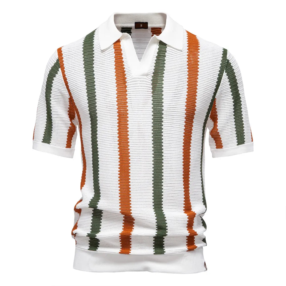 Men's Casual Hollow-out Knitted Top