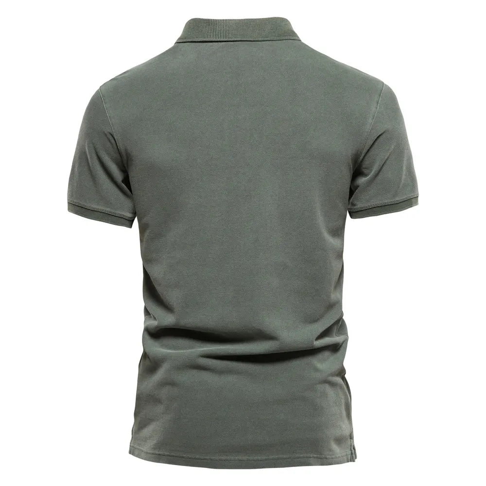 Men's Pure Cotton Casual Short Sleeve T-Shirt