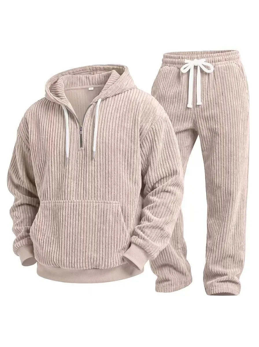 Men's Casual Corduroy 2‐Piece Matching Set