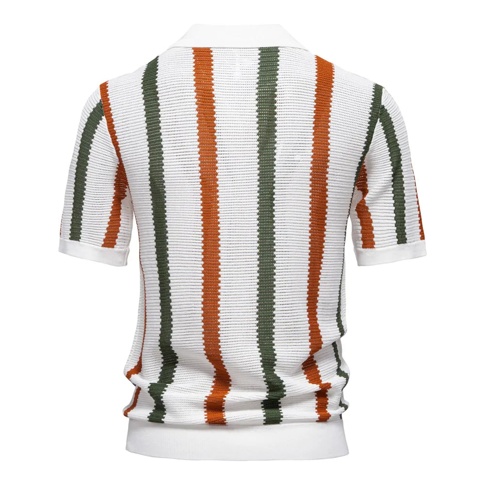 Men's Casual Hollow-out Knitted Top