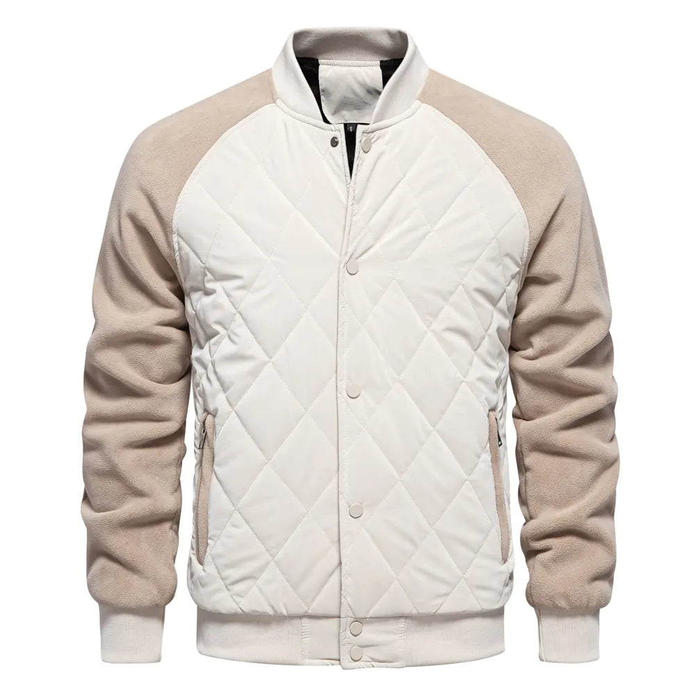 Men's Fleece & Cotton Padded Casual Jacket