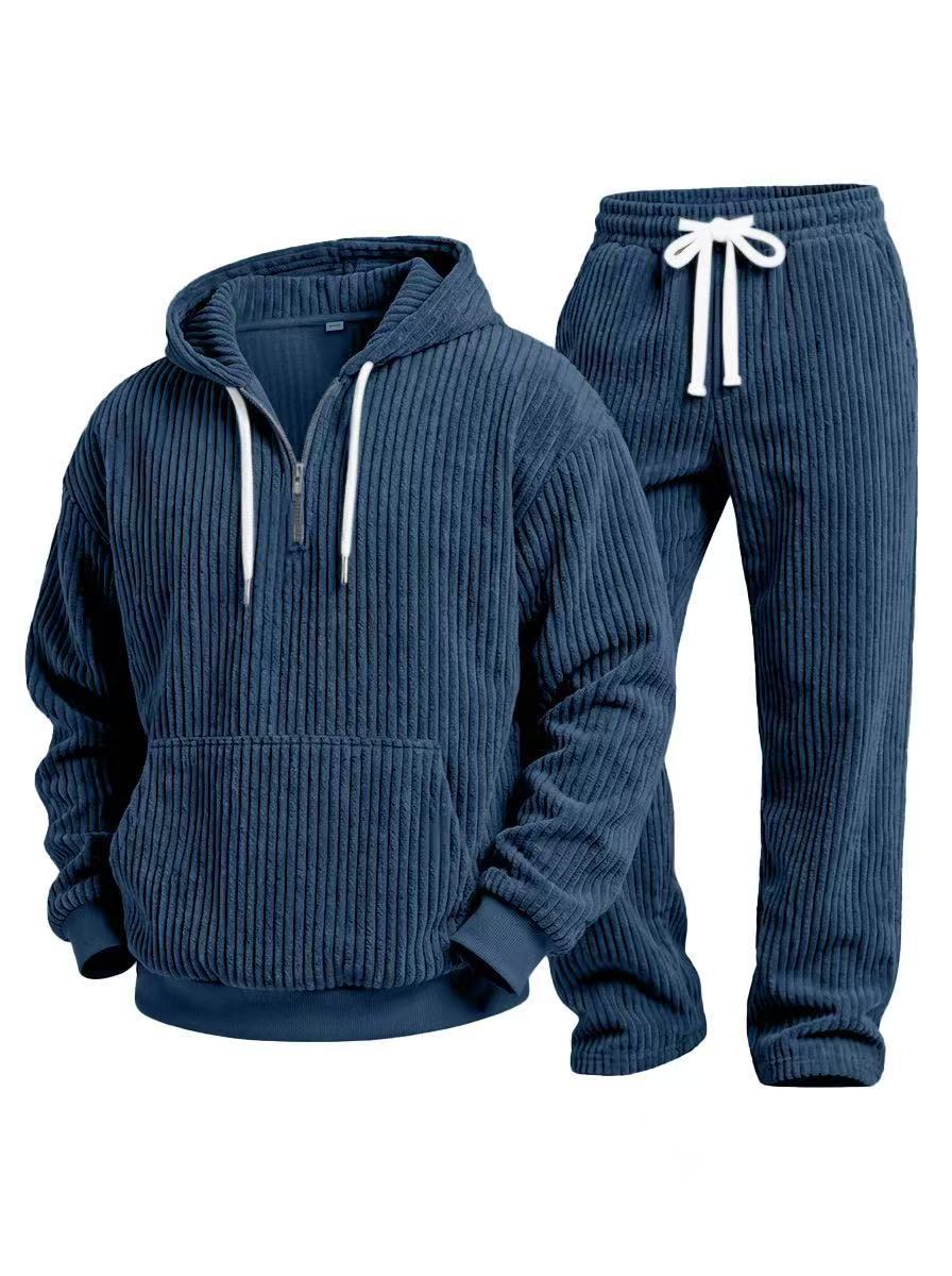 Men's Casual Corduroy 2‐Piece Matching Set