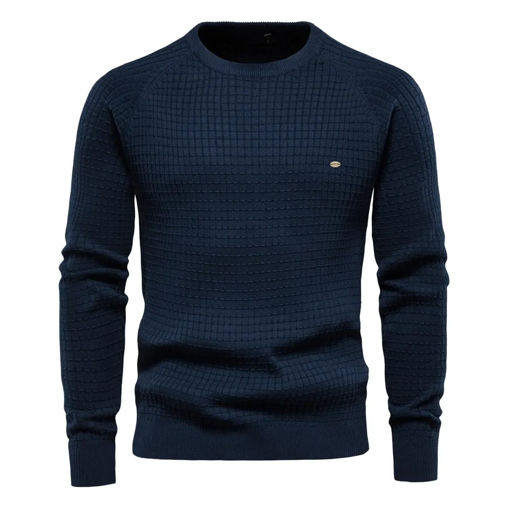 Men's 100% Cotton Pullover Sweater