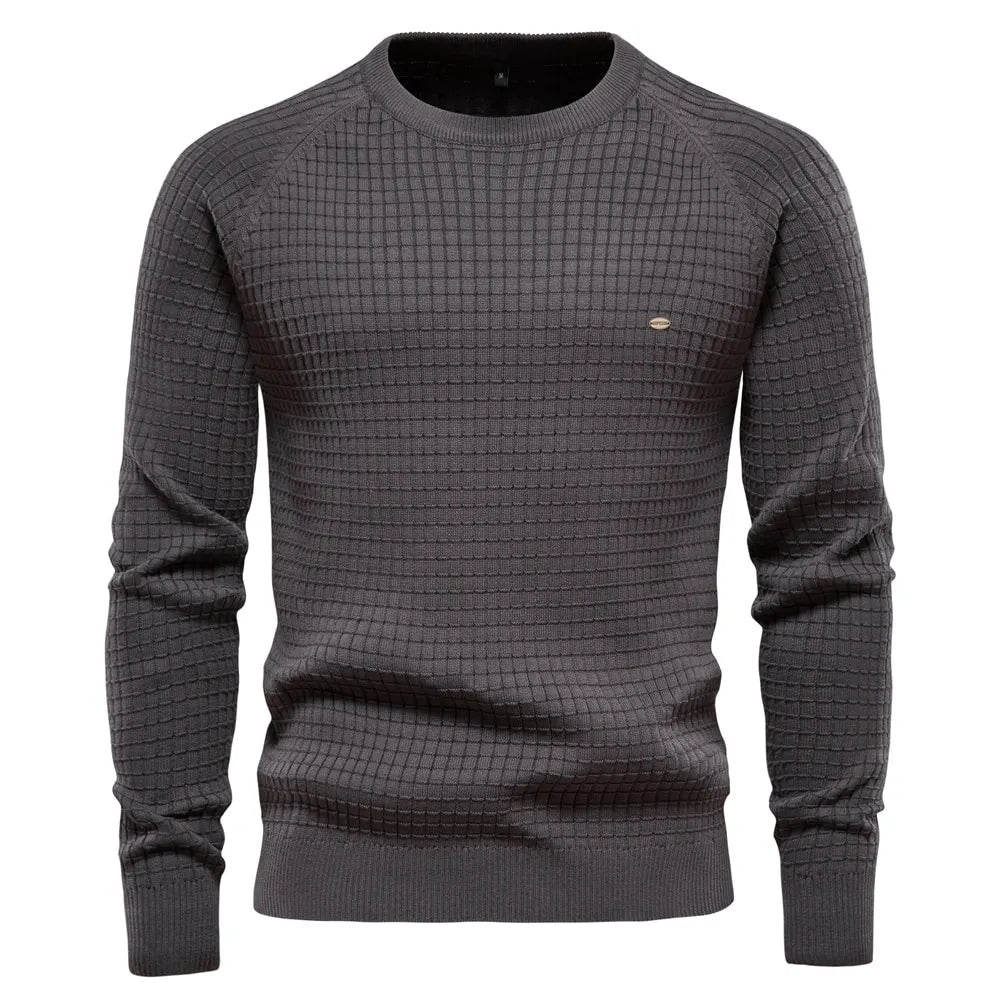 Men's 100% Cotton Pullover Sweater