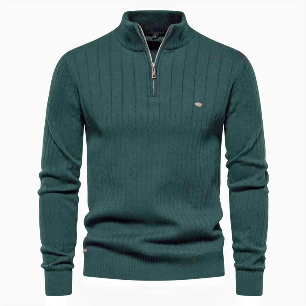 Men's High-quality Warm Cotton Knit Sweater