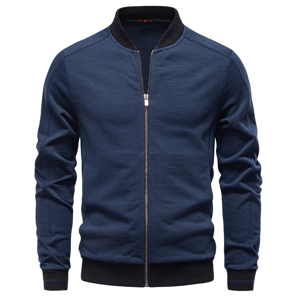 Men's Casual Cotton Baseball Jacket