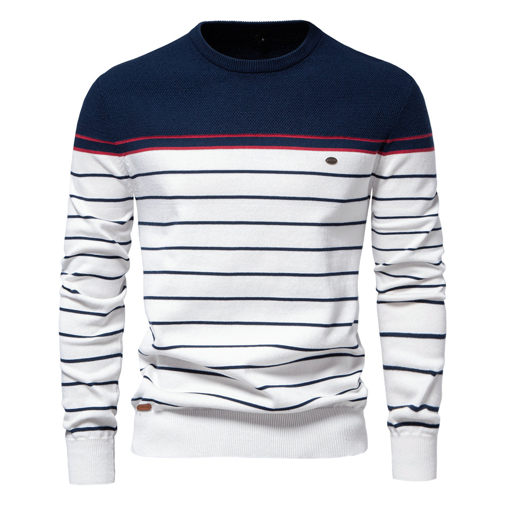 High Quality Striped Knitted Sweater