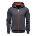 Winter Warm Vintage Zip-Up Hooded Sweatshirt