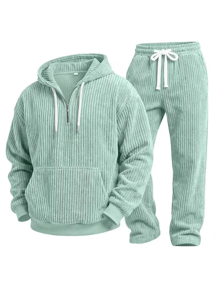 Men's Casual Corduroy 2‐Piece Matching Set