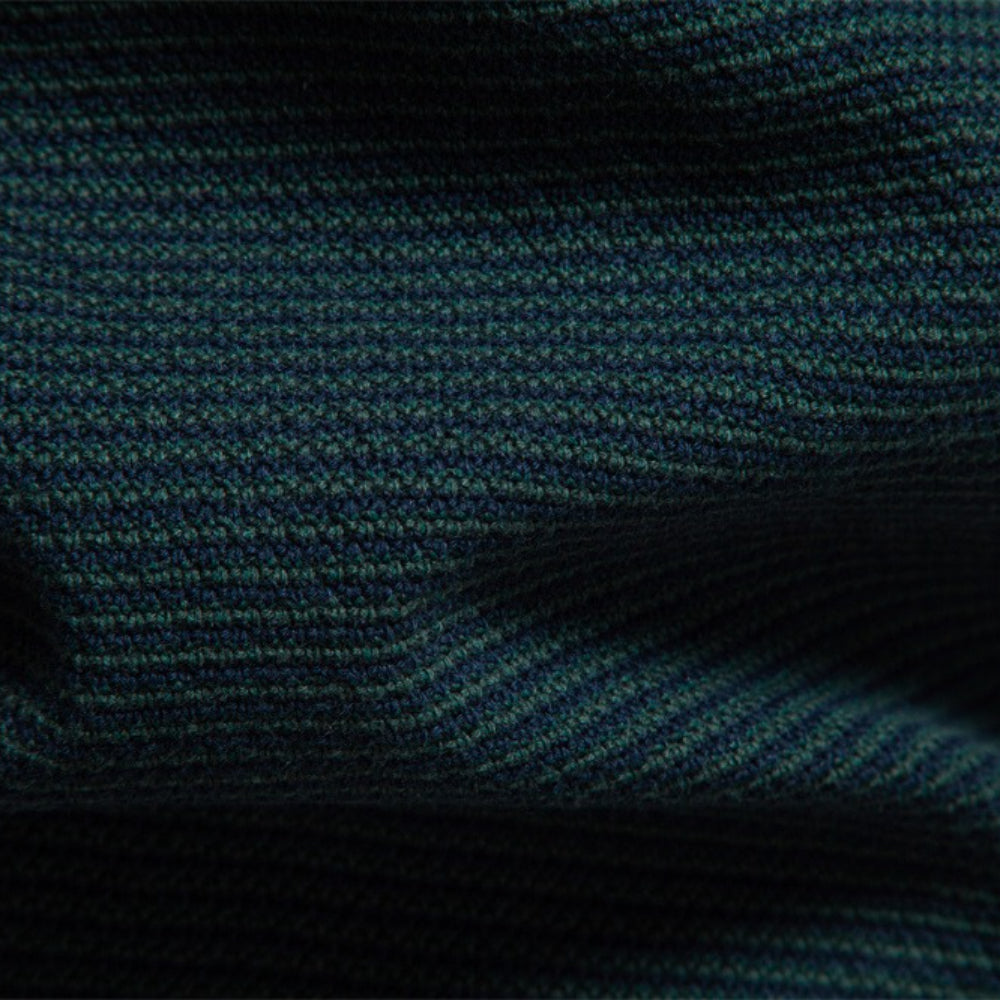 Men's Striped Luxury Cotton Knit Sweater