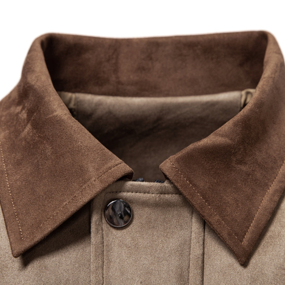 Men's Retro Suede Business Jacket