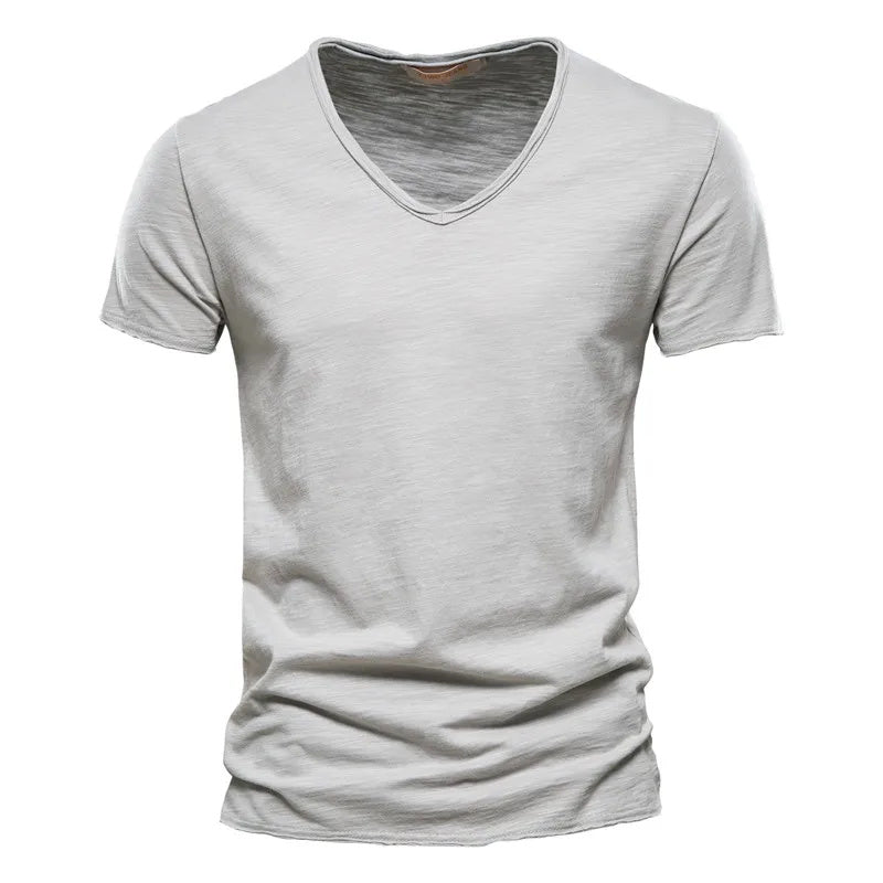 Men's Pure Cotton Casual Short Sleeve T-Shirt