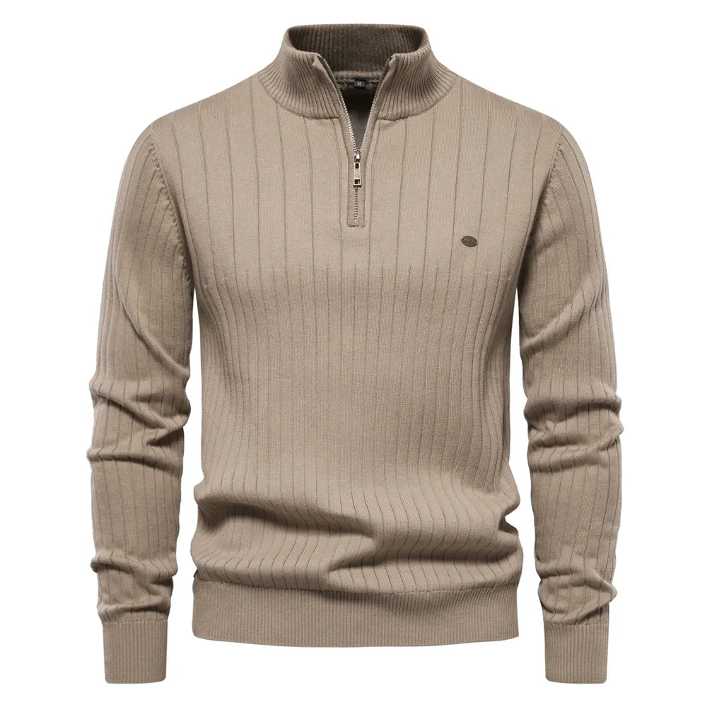 Men's High-quality Warm Cotton Knit Sweater