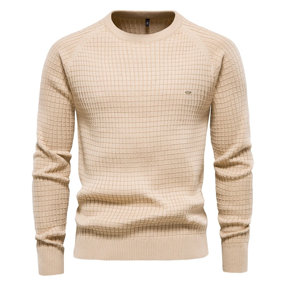 Men's 100% Cotton Pullover Sweater