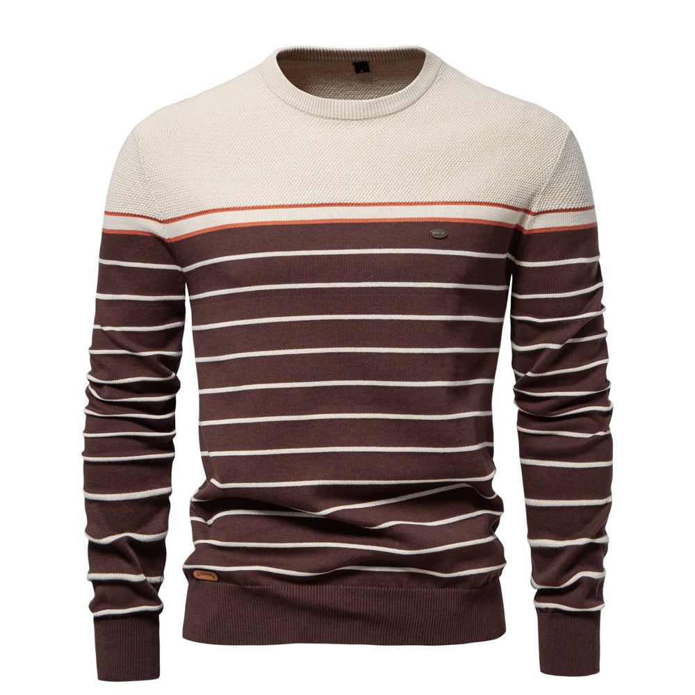 High Quality Striped Knitted Sweater