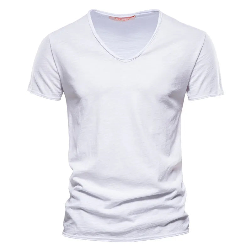 Men's Pure Cotton Casual Short Sleeve T-Shirt