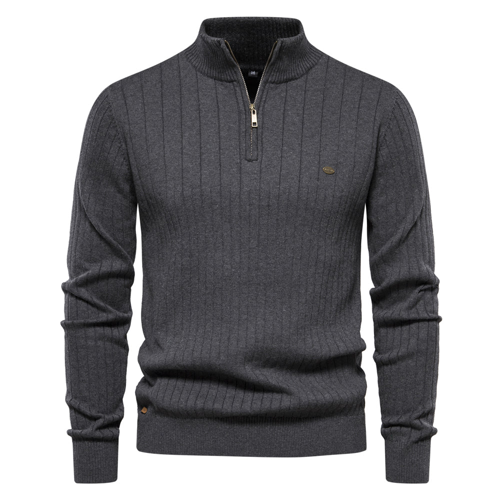 Men's High-quality Warm Cotton Knit Sweater