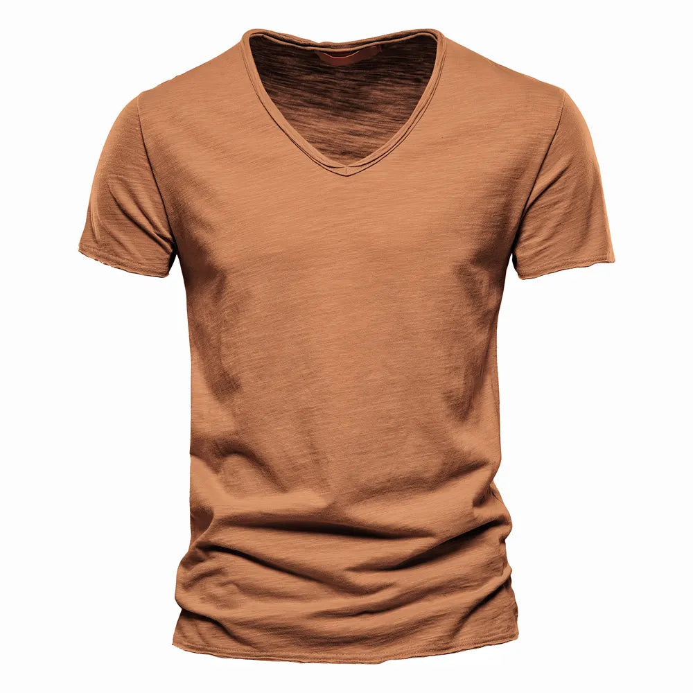 Men's Pure Cotton Casual Short Sleeve T-Shirt