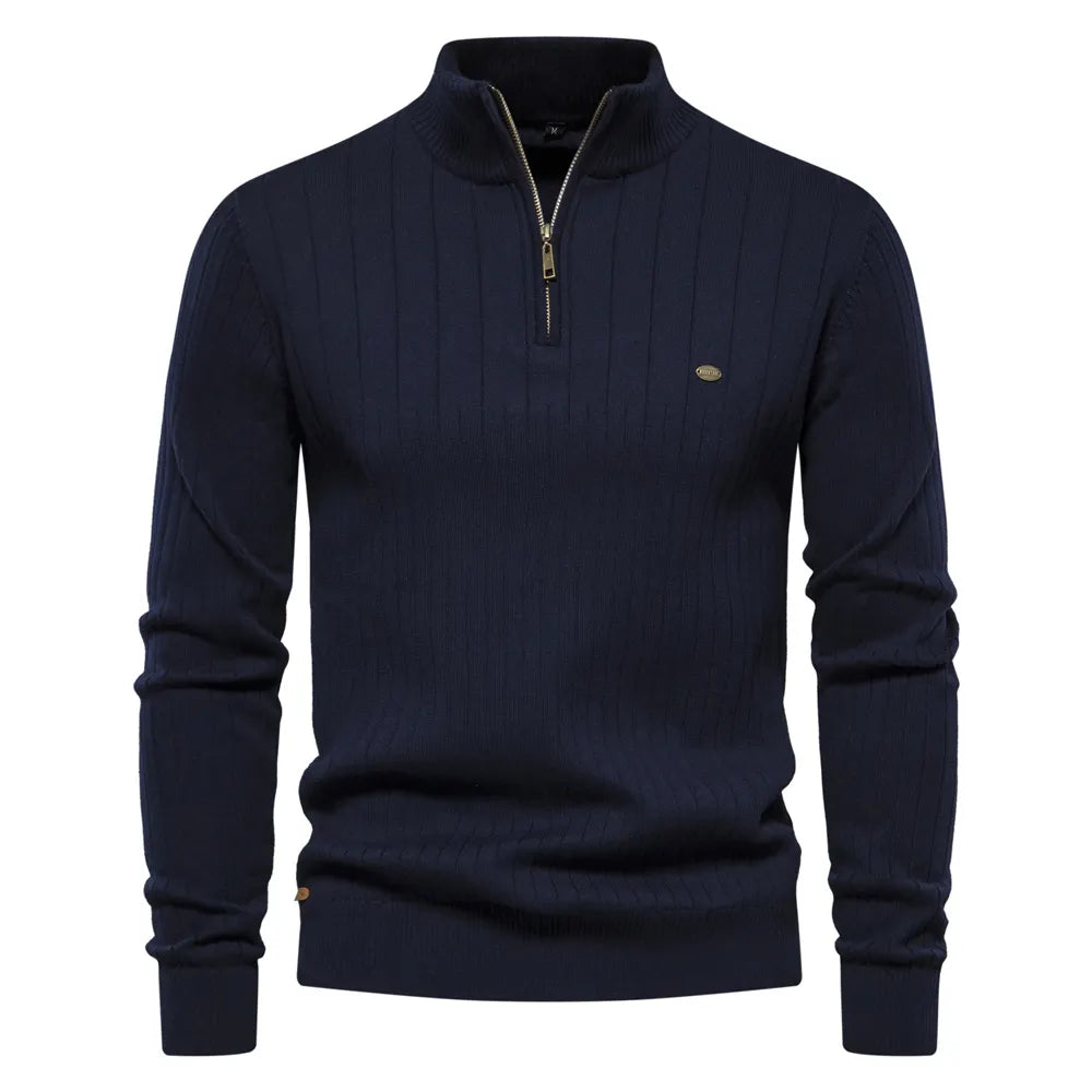Men's High-quality Warm Cotton Knit Sweater