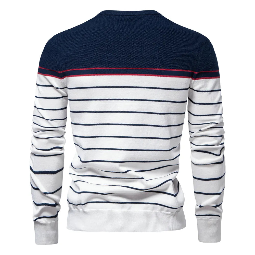 High Quality Striped Knitted Sweater