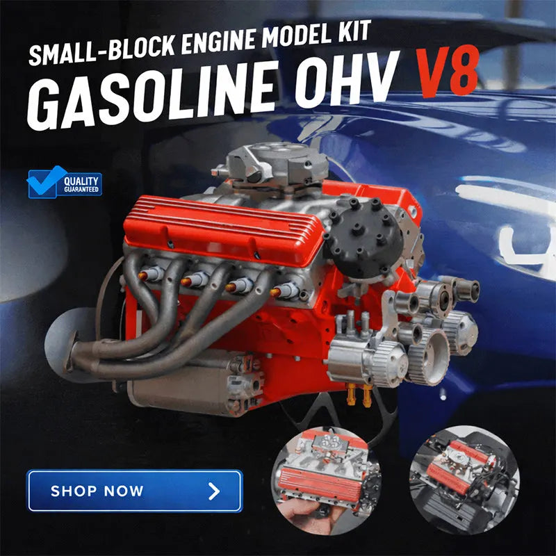 Gasoline OHV V8 Small-block Engine Model Kits-🎉Last Day Promotion 50% OFF