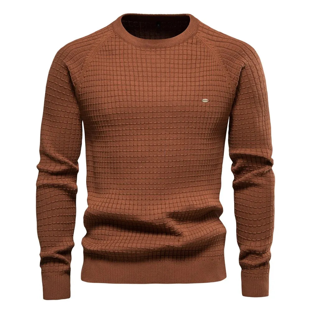 Men's 100% Cotton Pullover Sweater