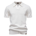 Men's Business Seagull Collar Wool Polo Shirt